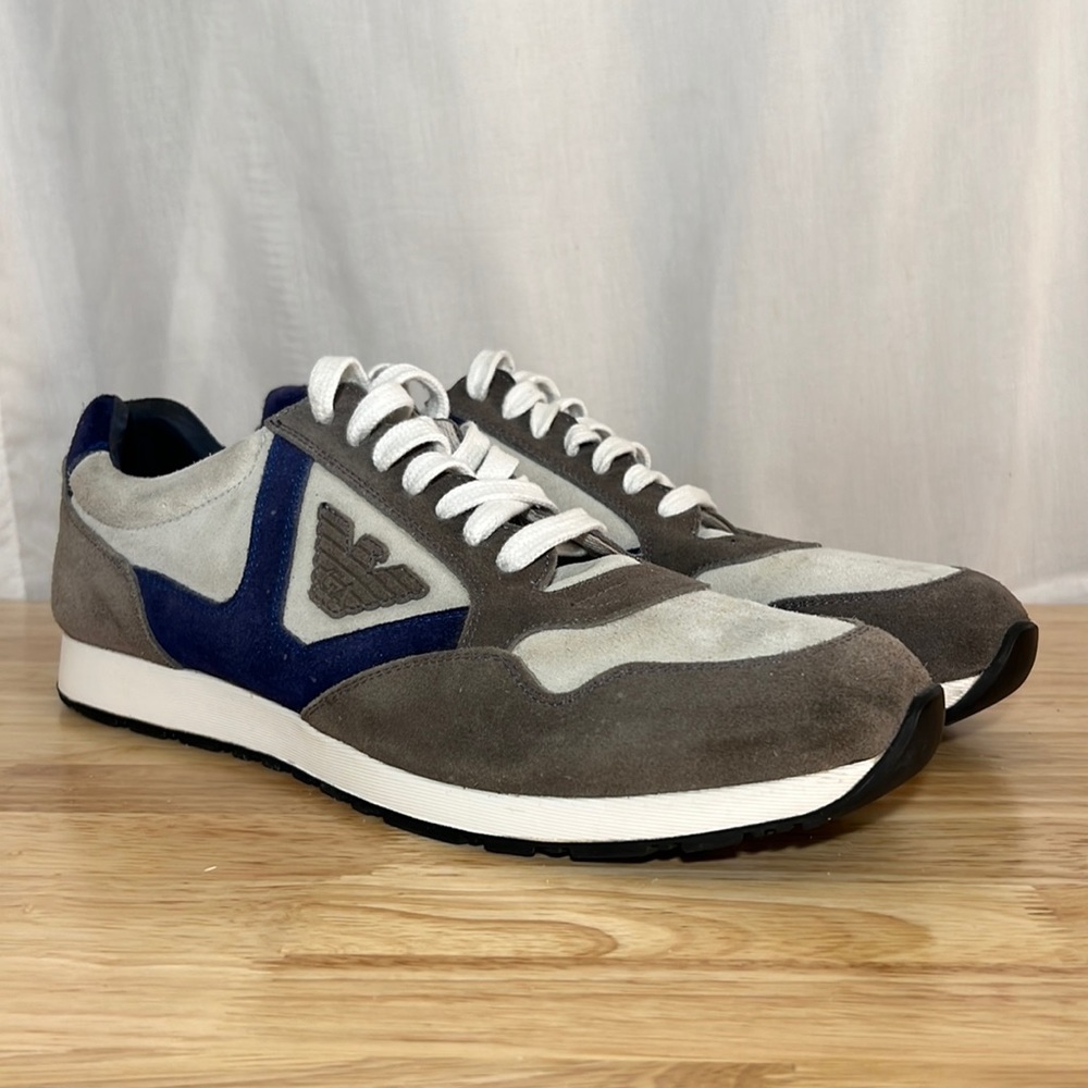 EMPORIO ARMANI Suede Sneakers for Men’s size 11